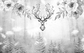 麋鹿森林TIF分层 新品画