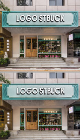 高端大气现代餐饮火锅店门头设计