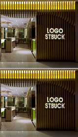 高档大气餐饮店铺门头设计图