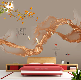 新中式装饰画 山水画