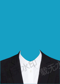 女性正装证件照模板