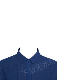 深色衣服衬衫模板证件照