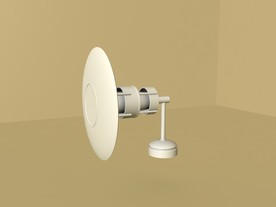 聚光灯 C4D模型 射灯 吊灯