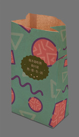 圣诞节牛皮纸袋图案设计