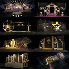 舞台设计 时钟造型 整形