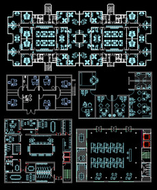 公司单位办事处CAD图(之一)
