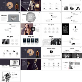大气述职报告冷淡简历竞聘PPT