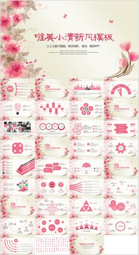 美妆化妆品彩妆PPT模板