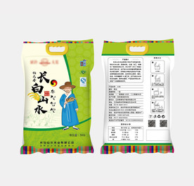 朝鲜大米包装