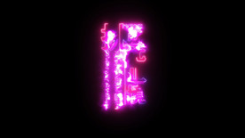 金属光线描边粒子文字AE模板