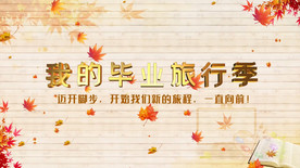 青春毕业季照片汇聚AE模板