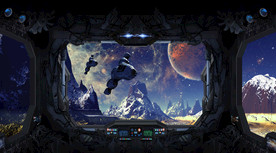 宇宙太空星球背景墙