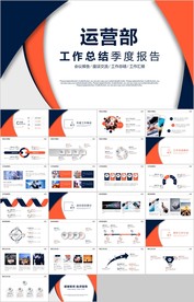 运营工作总结计划季度年度ppt
