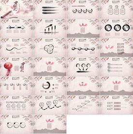 中华传统美德水墨PPT