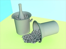 酒瓶模型 红酒架 C4D模型