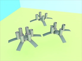 烛台模型 简约 C4D模型