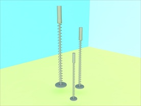 烛台模型 简约 C4D模型