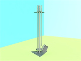 壁炉模型 壁炉设施 C4D模型