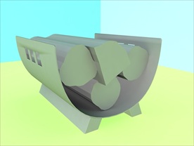 壁炉模型 壁炉设施 C4D模型