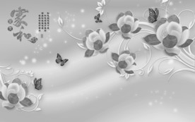 花纹现代装饰画 TIF分层