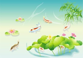 高清写真布背景画 墙布