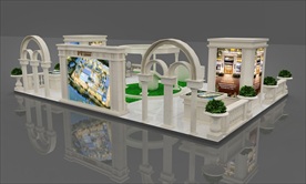 孔雀城依澜郡法式风格地产展陈设