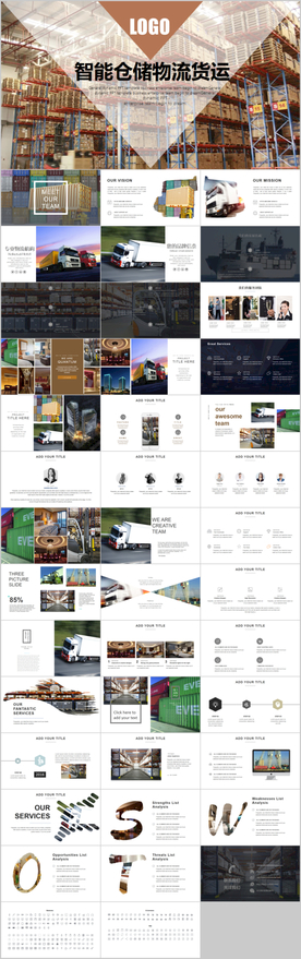 智能物流智能仓储仓库管理PPT