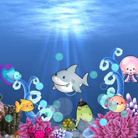 卡通海底世界