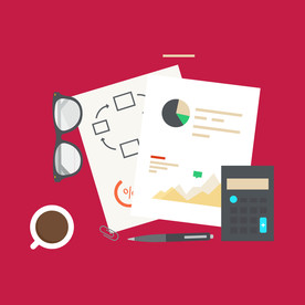 矢量图 办公桌 办公室