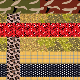 格子迷彩 大牌男装