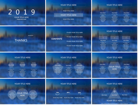 2020年杂志风旅游画册PPT