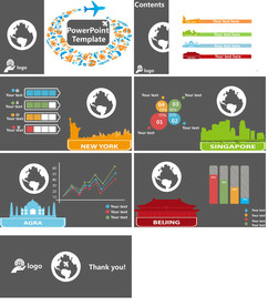 2019高端大气简约杂志风PP