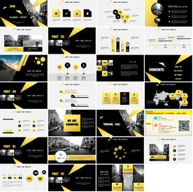 2019高端大气简约杂志风PP