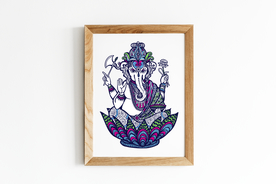 文化艺术大象装饰画