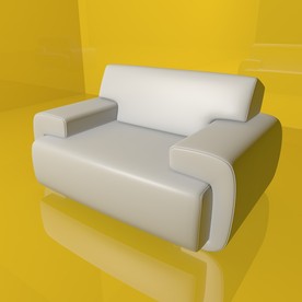 沙发模型 休闲沙发 休闲座椅