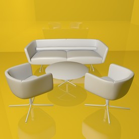 沙发模型 休闲沙发 休闲座椅