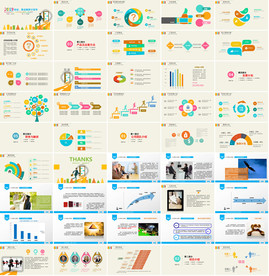 大气清新绿色公司宣传PPT模板