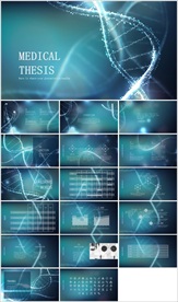 线条抽象科技ppt