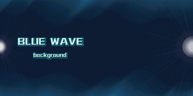 矢量图蓝色波纹背景图