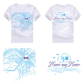 电子专业电路板班服图案CDR