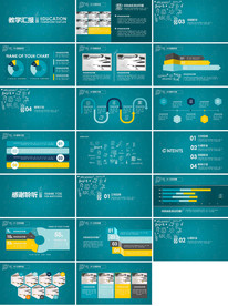 绿色时尚教育培训PPT模板
