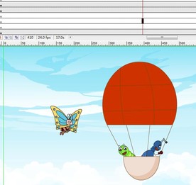 幼儿蚂蚁和毛毛虫和气球20秒
