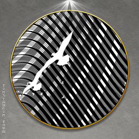 可爱飞鸟装饰画