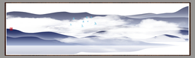 背景山水画