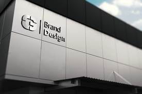 logo立体字效果图样机图片