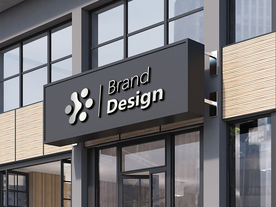 LOGO门店立体字效果图