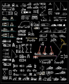 建筑机械CAD图纸（之一）