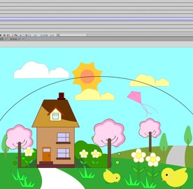 一个房子的四季变化34秒