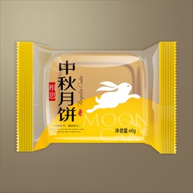 月饼卷膜平面展开图