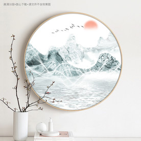 水墨山水装饰画